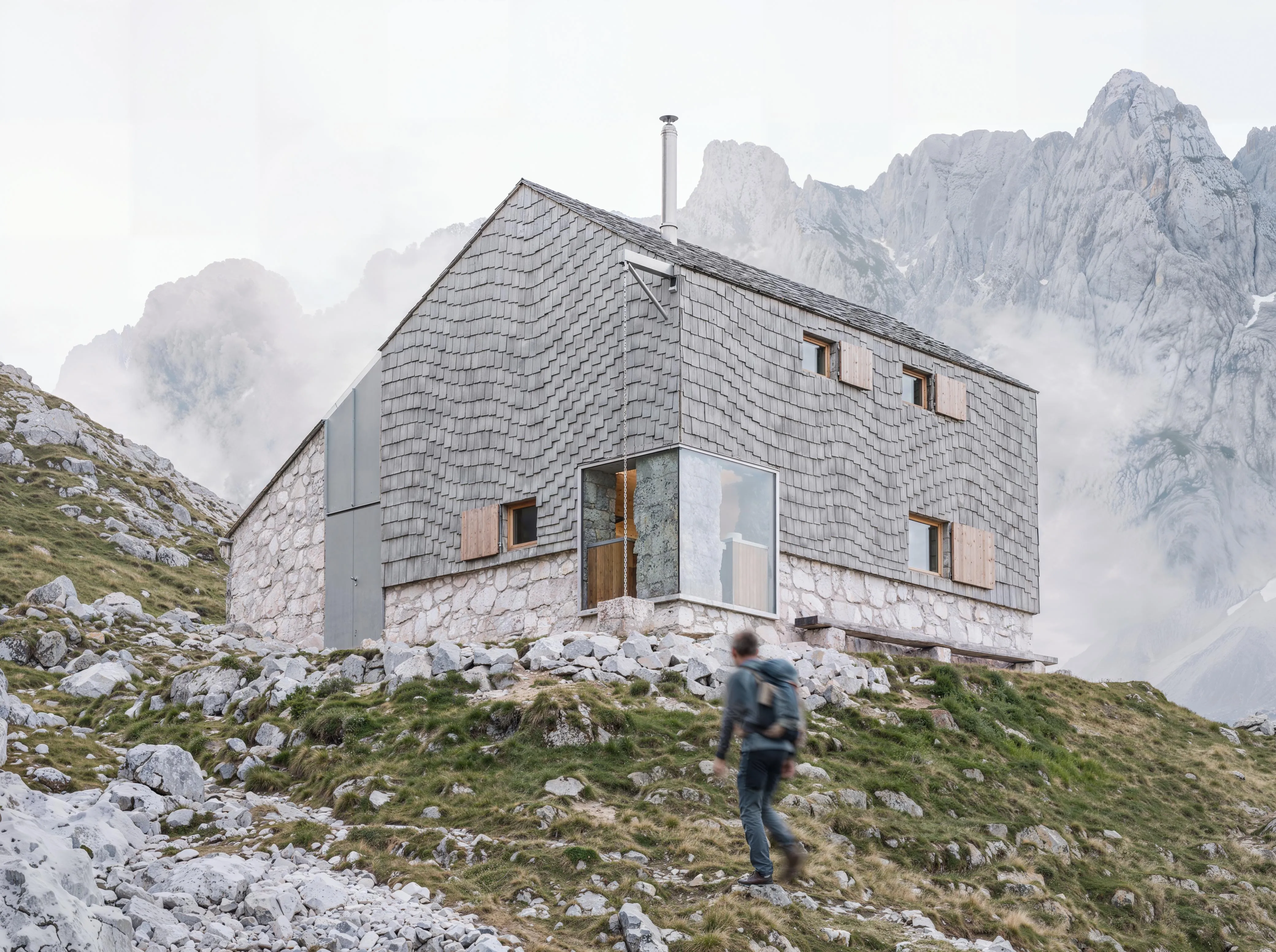 Fritz-Pflaum-Hütte, Entwurfsstudie