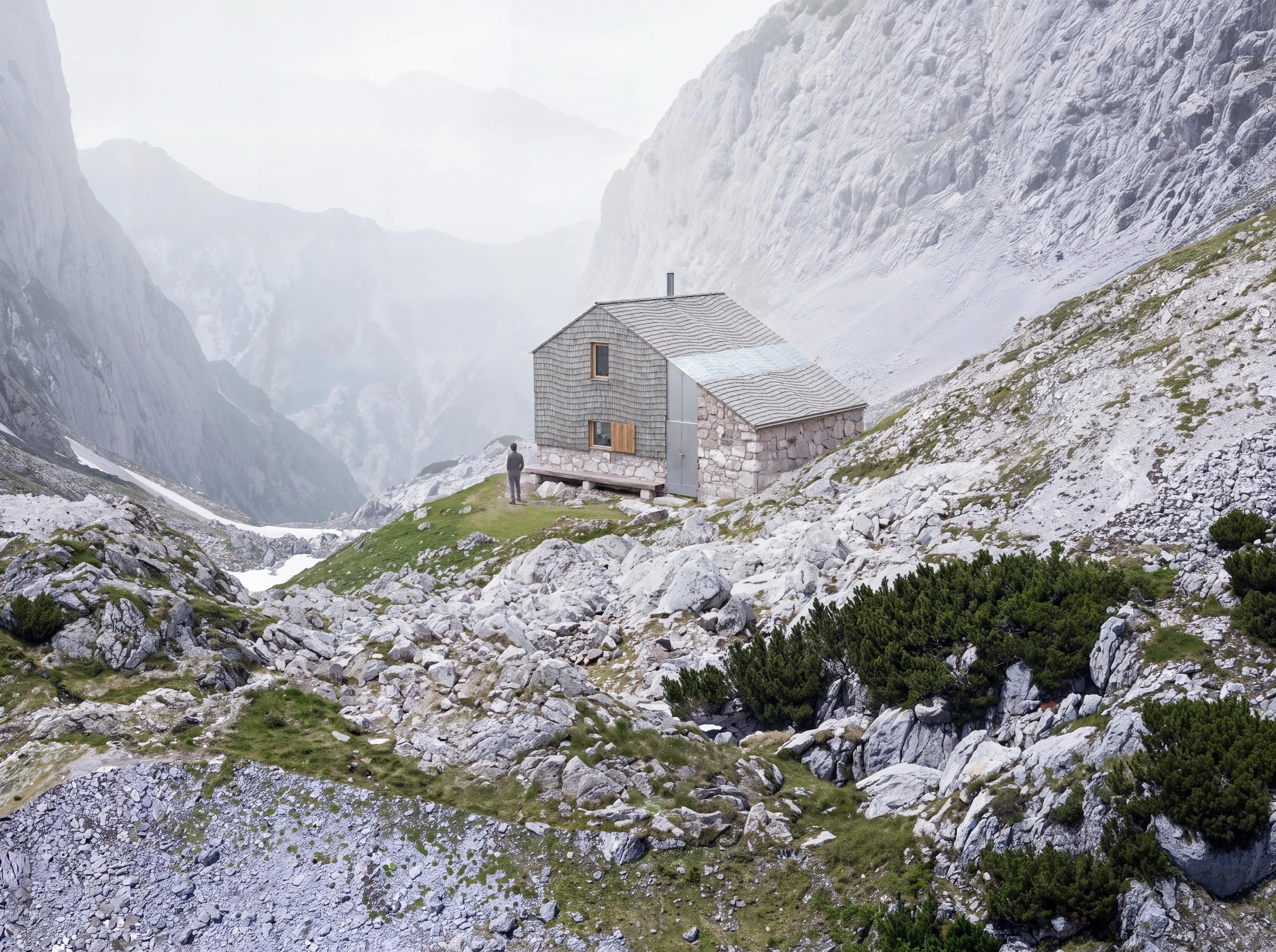 Die Hütte im Griesner Kar